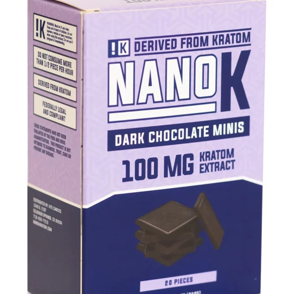 "Kiody Kratom Extract Dark Chocolate Minis – Delicious, all-natural dark chocolate infused with premium kratom extract for a smooth, effective, and enjoyable experience."